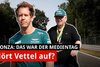 Bild zum Inhalt: Hört Vettel auf? Das war der Medientag in Monza!