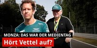 Hört Vettel auf? Das war der Medientag in Monza!