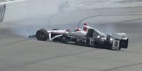 IndyCar Pocono: Quali-Unfall Helio Castroneves