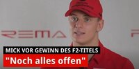 Interview: Mick Schumacher vor Gewinn des F2-Titel