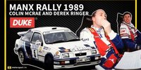 Manx-Rallye 1989: Colin McRae in Action