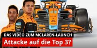 Bild zum Inhalt: McLaren-Launch 2022: Drei Autos auf einmal!