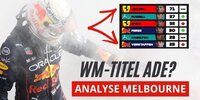 Melbourne: Verstappens WM-Traum geplatzt?