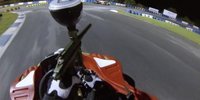 Mit Lucas di Grassi beim Paintball-Kart