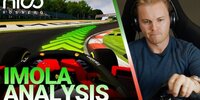 Nico Rosberg erklärt die Strecke in Imola