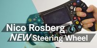 Nico Rosberg erklärt sein Lenkrad