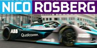 Nico Rosberg fährt Formel-E-Auto durch Berlin