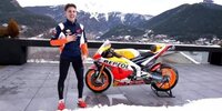 Pol Espargaro legt erstmals Hand an die Honda RC213V