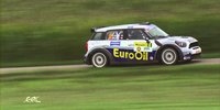 Rallye-Action in Barum aus dem Helikopter gefilmt