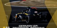 Renault in Hockenheim: Abtrieb v Luftwiderstand