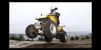 Rockenfeller und Müller geben auf dem Quad Gas