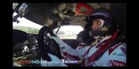 Sebastien Loeb testet vor der Rallye Monte Carlo