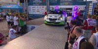 Skoda bei der ERC Rallye Estland - Start