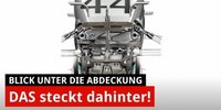 So sieht's IN der Nase des Mercedes W11 aus!