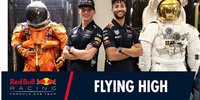 Verstappen & Ricciardo als Astronauten