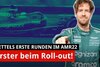 Bild zum Inhalt: Vettels neues Auto: Roll-out im Aston Martin AMR22