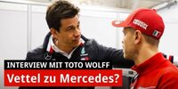 Wechselt Vettel zu Mercedes? Jetzt spricht Toto Wolff ...