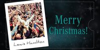 Weihnachtsgrüße von Lewis Hamilton
