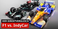 Wer ist schneller? Formel 1 und IndyCar im Vergleich