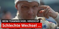 Zehn Formel-1-Weltmeister, die sich beim Teamwechsel verzockten