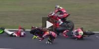 WSBK Magny-Cours: Crash von Bautista