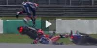 8h Sepang: Crash di Meglio und van der Mark