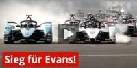 Formel E Mexiko: Evans siegt in turbulentem Rennen