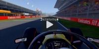 F1-Simulation: Eine Runde 'rückwärts' in Barcelona