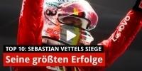 Die zehn größten Siege von Sebastian Vettel