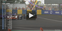 24h Le Mans virtuell: Teamkollision bei Rebellion