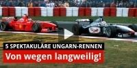Formel-1-Rennen in Ungarn, die alles andere als langweilig waren!