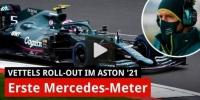 Vettels neues Auto: Die ersten Meter im Aston Martin!