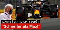 Marko: Perez-Rennspeed 'auf Level von Verstappen'
