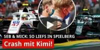 Vettel: Das sagt er über den Crash mit Räikkönen