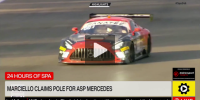 24H of Spa: Marciello holt Pole für AMG