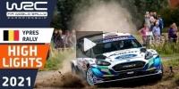 Rallye Ypern 2021: Heftiger Abflug von Katsuta