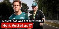 Hört Vettel auf? Das war der Medientag in Monza!