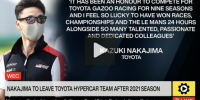 Kazuki Nakajima: Rücktritt als Toyota-WEC-Fahrer