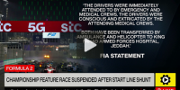 Heftiger Startcrash bei F2-Hauptrennen