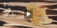 Die Route der Rallye Dakar 2022 in Saudi-Arabien