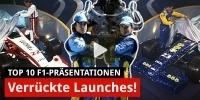 Top 10: Verrückte F1-Präsentationen