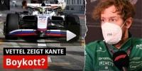 Bei Test in Barcelona: Vettel droht mit Boykott!