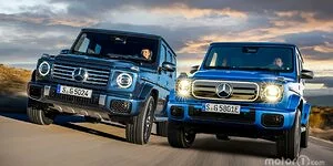 Bild zum Inhalt: Mercedes G-Klasse (2025) im Test: Verbrenner oder Elektro? 