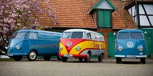 Bild zum Inhalt: 75 Jahre VW Bulli: Das sind die drei ältesten Fahrzeuge