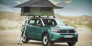 Bild zum Inhalt: Mikro-Camping: Neuer Opel Frontera kommt mit Dachzelt