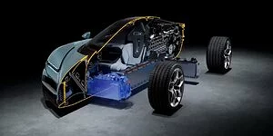 Bild zum Inhalt: Der Hybridantrieb des Bugatti Tourbillon im Detail