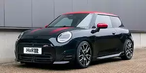 Bild zum Inhalt: Sport-Spaß-Stil: Der Mini Cooper SE mit H&R-Tieferlegungsfedern