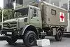 Bild zum Inhalt: Unimog-Ambulanz zum Tag der Bundeswehr