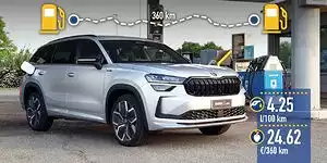 Bild zum Inhalt: Tatsächlicher Verbrauch: Skoda Kodiaq Diesel (2025) im Test