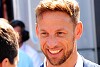 Button siegt in Legendenrennen, kurioses Villeneuve-Debüt